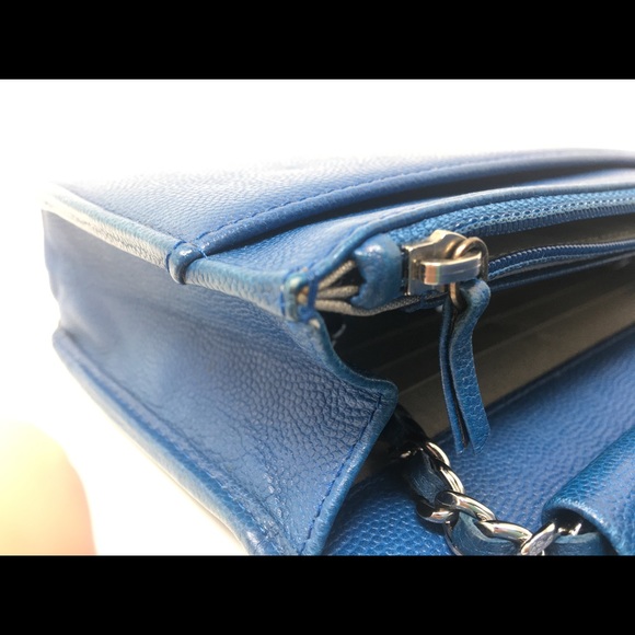 MORE PICTURES - Chanel Blue WOC - Picture 5 of 7